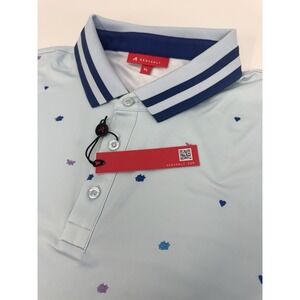 NWT Redvanly LANGHAM Print Performance Golf Polo Shirt  XL $105‎